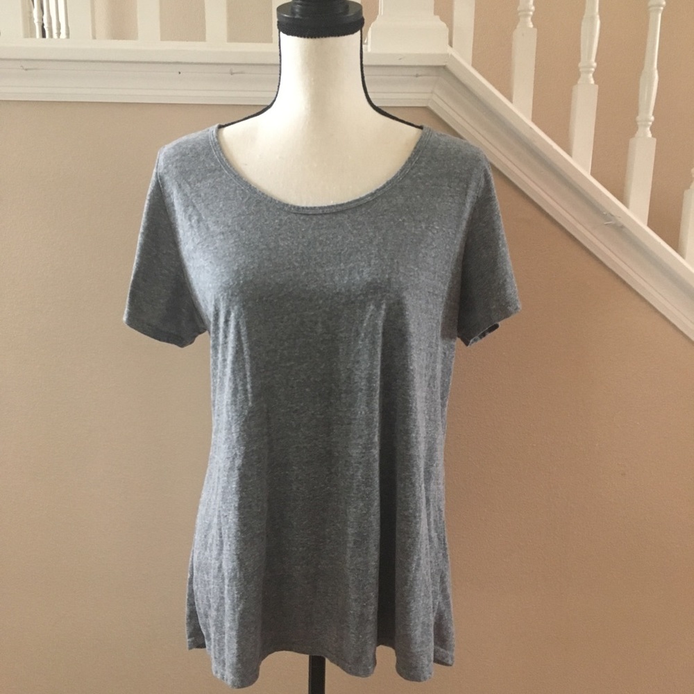 Lularoe | Classic Solid Grey Large Tee t-shirt L
